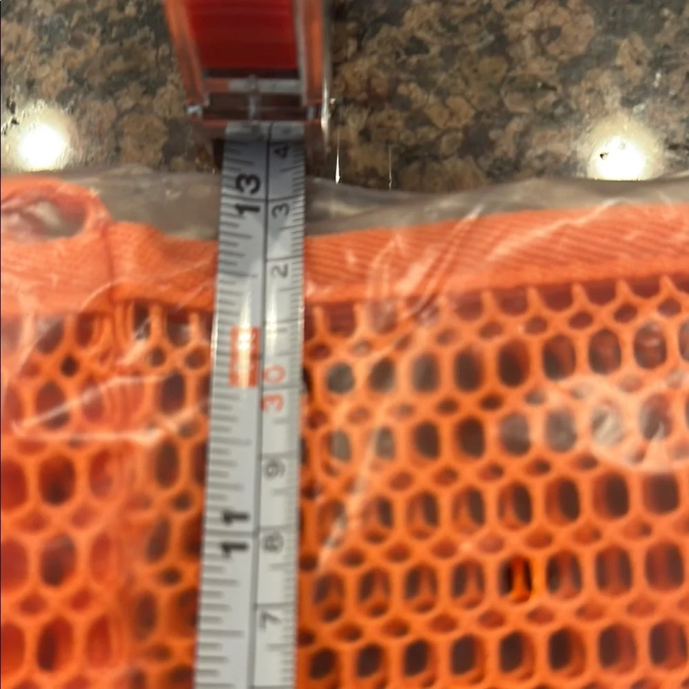 Ulta Mesh Beach Bag in Orange with Samples